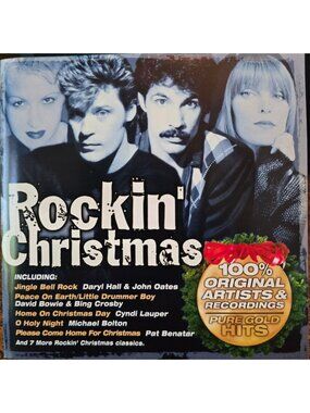 Rockin Christmas CD With 12 Classic Holiday Hits By Original Artists 37895cd